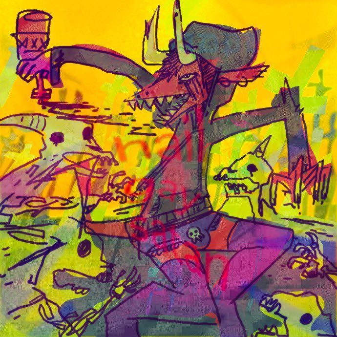 guy just rocking out